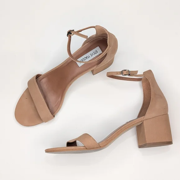 ✨ Steve Madden Irene Block Heel Sandals — Nude, Size 8.5 - Picture 8 of 8